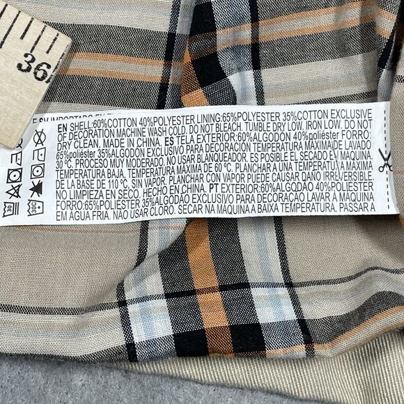 Airwalk x Forever 21 Jacket Mens Medium Beige Harrington Skater Patch Streetwear - Picture 8 of 11